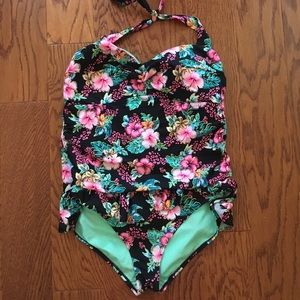 Size XL Floral Bathing Suit